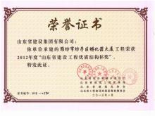 濰坊市坊子區孵化器大廈優(yōu)質(zhì)結構杯