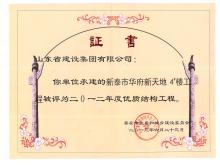 新泰華府4#優(yōu)質(zhì)結構工程